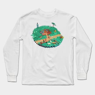 Bricks and Round Doors- Fantasy Long Sleeve T-Shirt